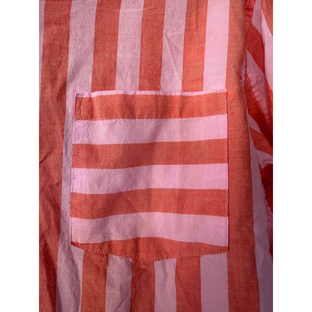 Madewell Pink Striped Button-Down Shirt - Picture 5 of 5